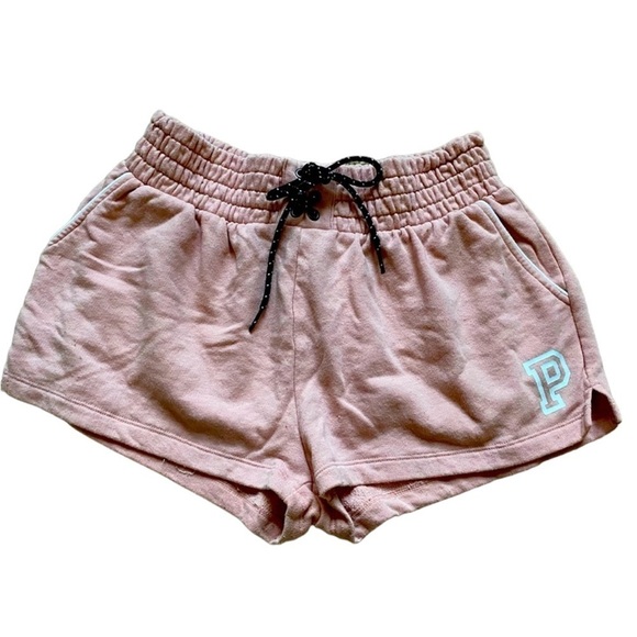 PINK Victorias Secret lace up shorts - Picture 1 of 3